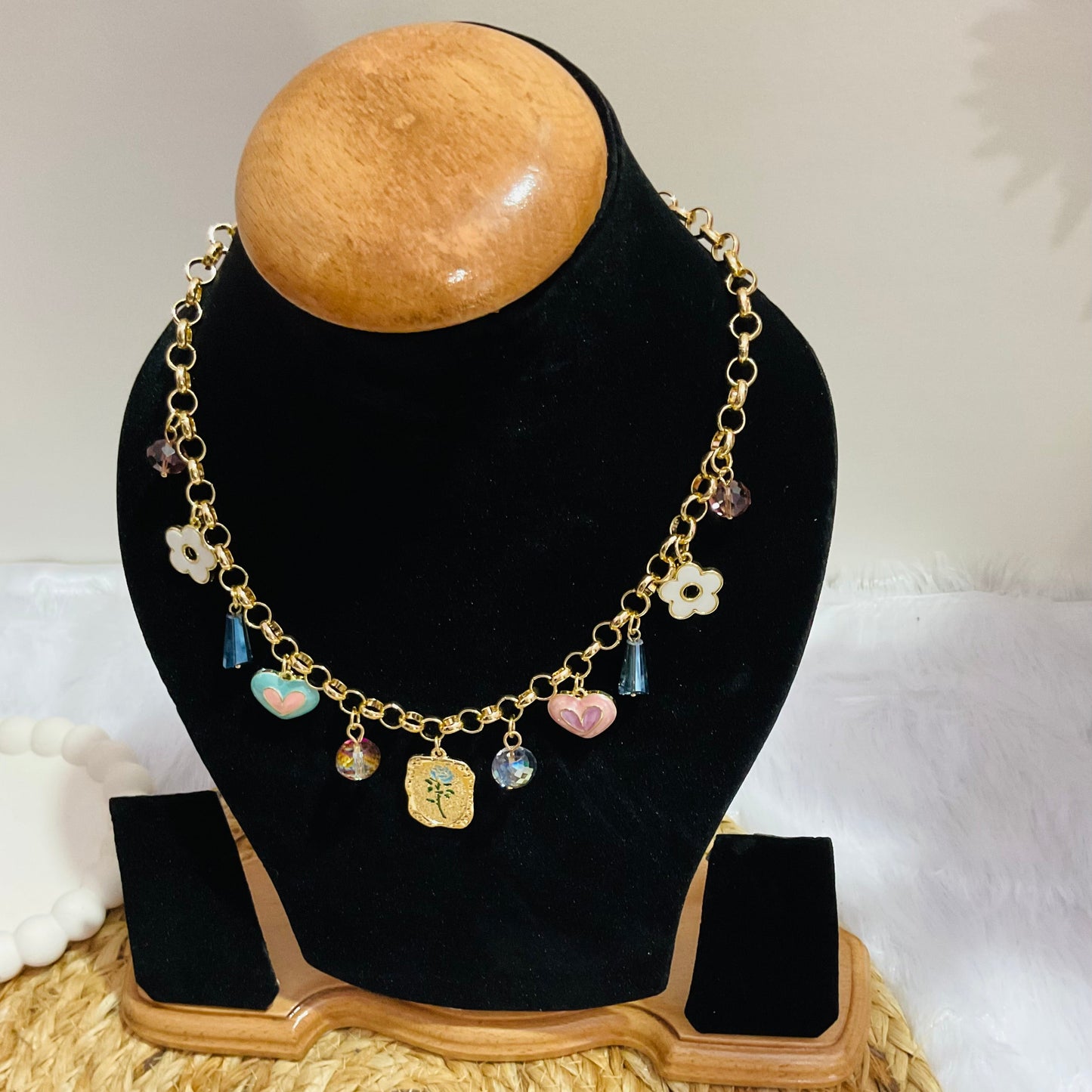Summer Fruit Delight Necklace -18K Gold Plated