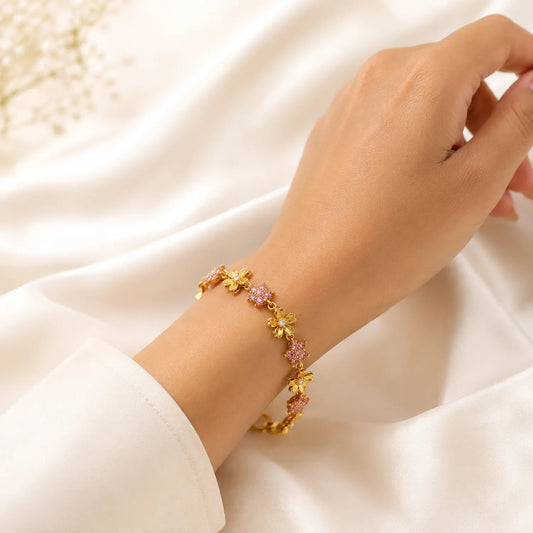 Bloom Blossom Pink Bracelet