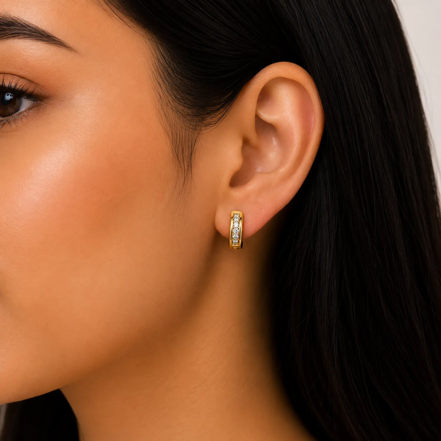 Everyday Diamond Mini Hoop Earrings