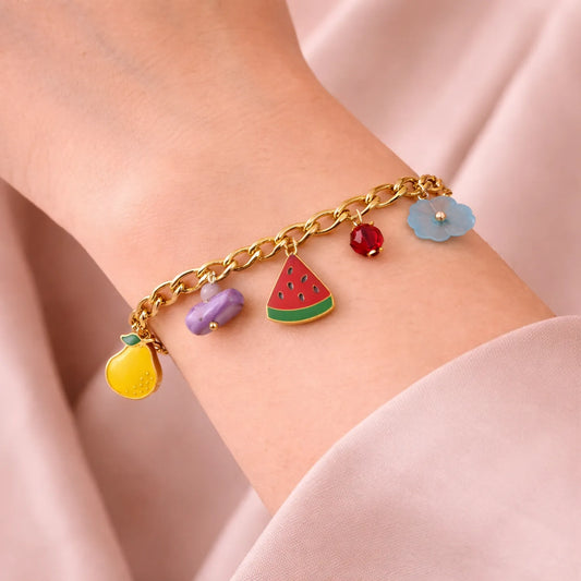 Tutti Frutti Medley bracelet -18K Gold Plated