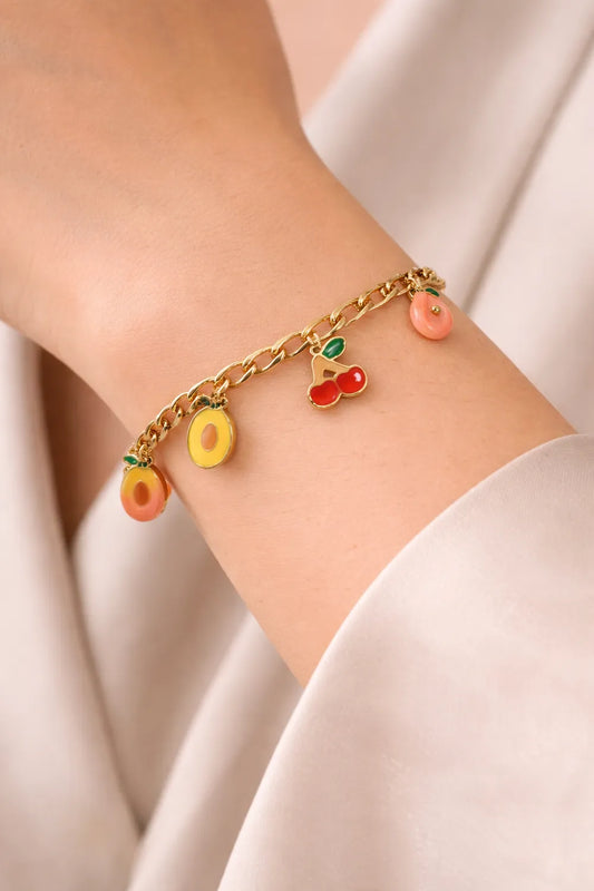 Orchard Charm Bracelet -18K Gold Plated
