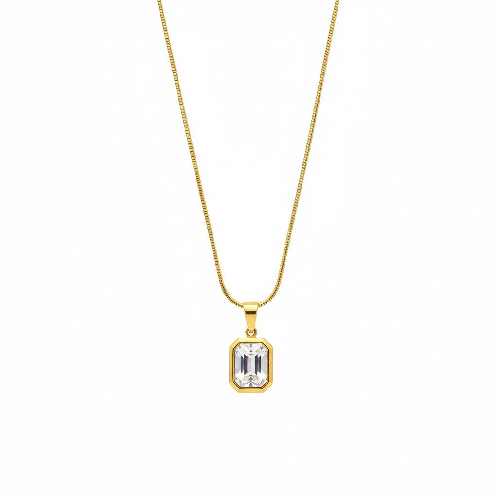 Timeless Emerald-Cut Pendant