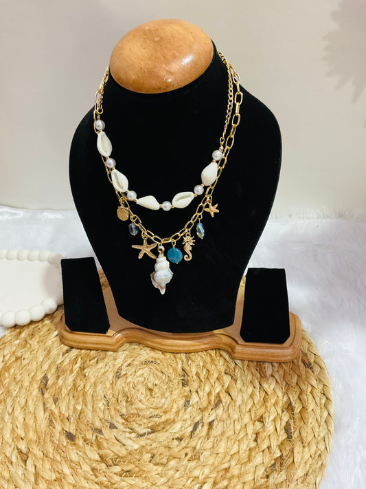 Deep Sea Layered Necklace