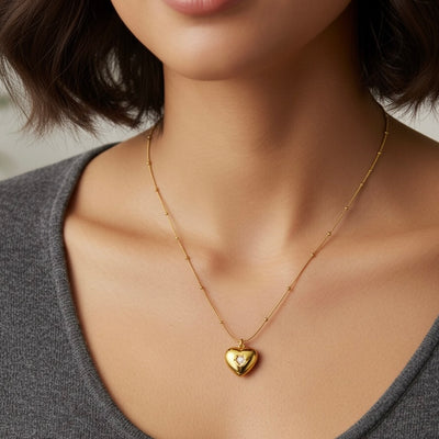 Starlit Heart Necklace
