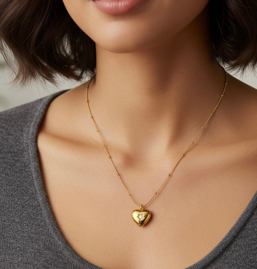 Starlit Heart Necklace