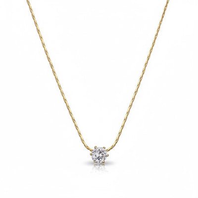 Minimal Stone Necklace