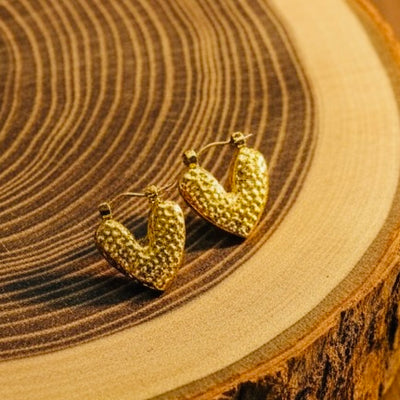 Crushed heart hoops