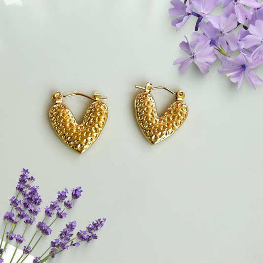 Crushed heart hoops