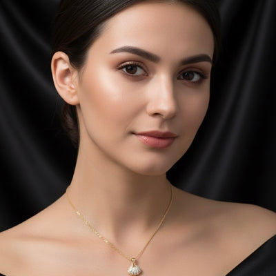 Secret Pearl Shell Pendant Necklace