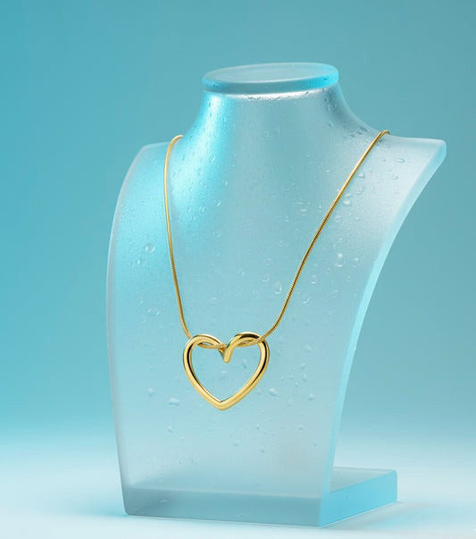 Tied Heart Pendant Necklace