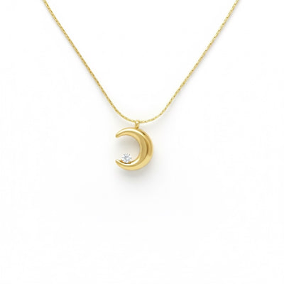 Moonlit Diamond Necklace