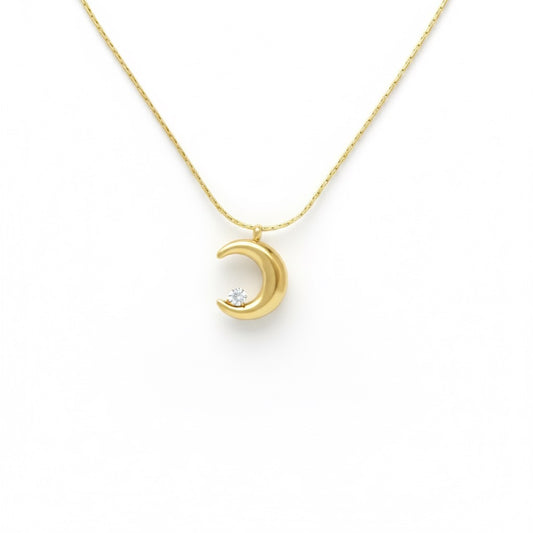 Moonlit Diamond Necklace