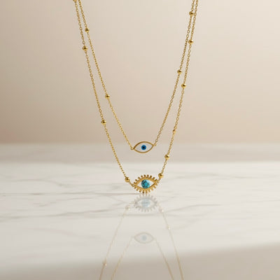 Double Evil Eye Charm