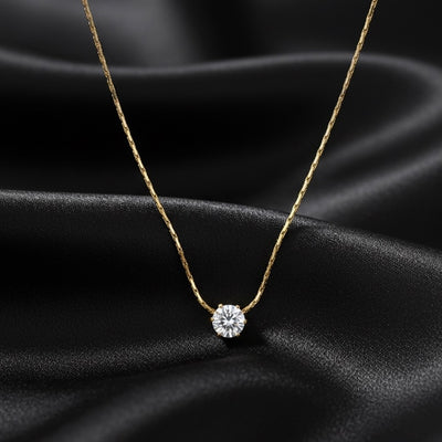 Minimal Stone Necklace