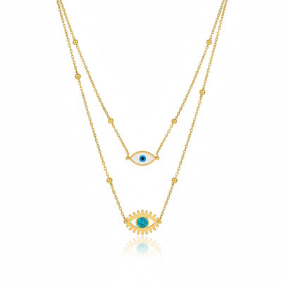 Double Evil Eye Charm