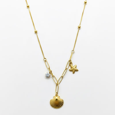 Seashell Charm Necklace