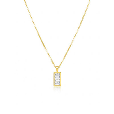 Trinity Bar Necklace