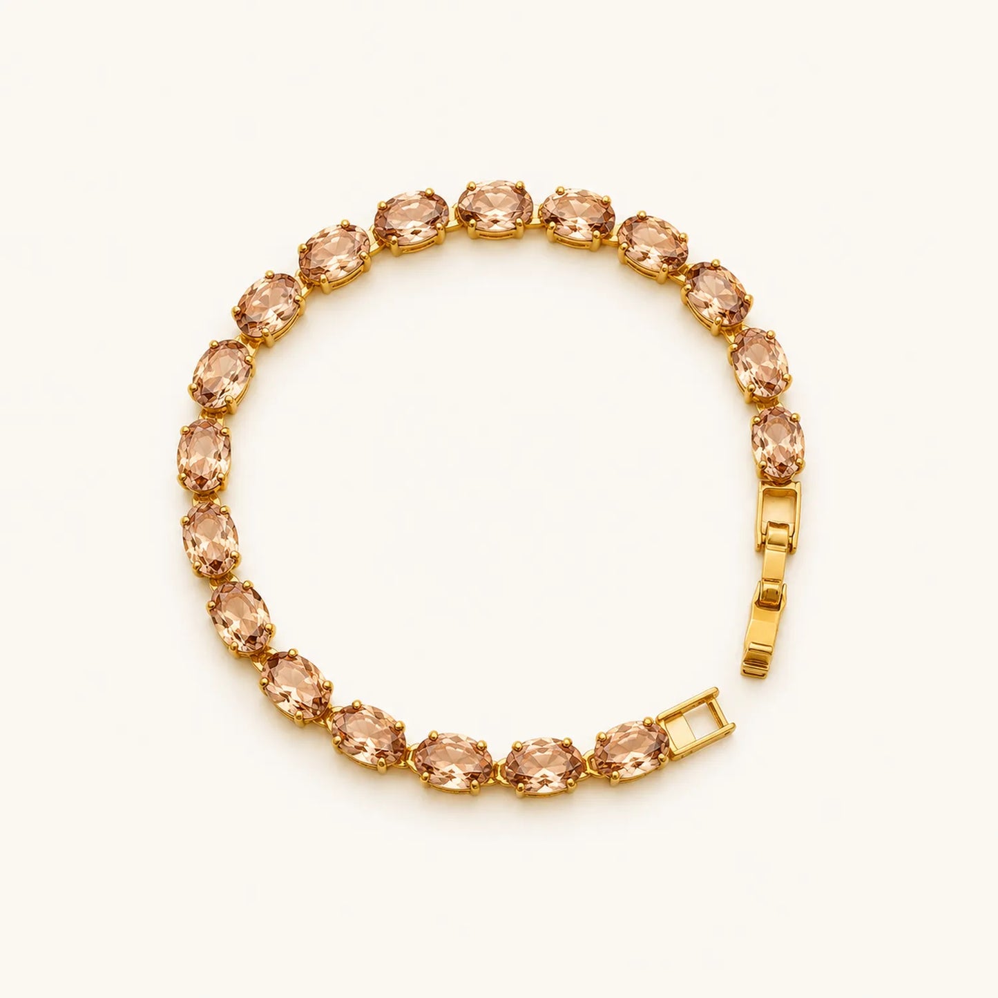 Marquise Pink Tennis Bracelet