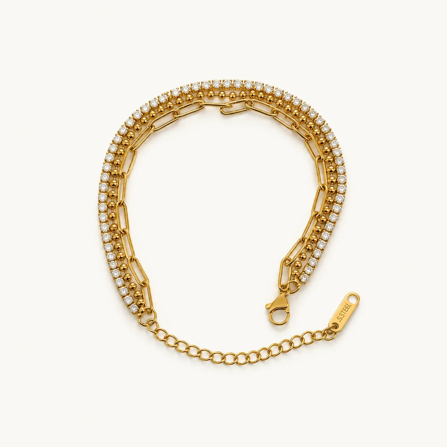 Aurelia Link Tennis Bracelet