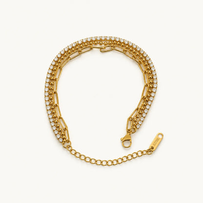 Aurelia Link Tennis Bracelet