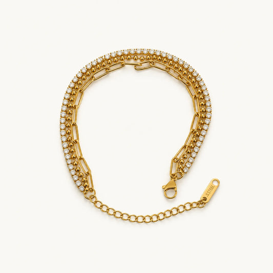 Aurelia Link Tennis Bracelet