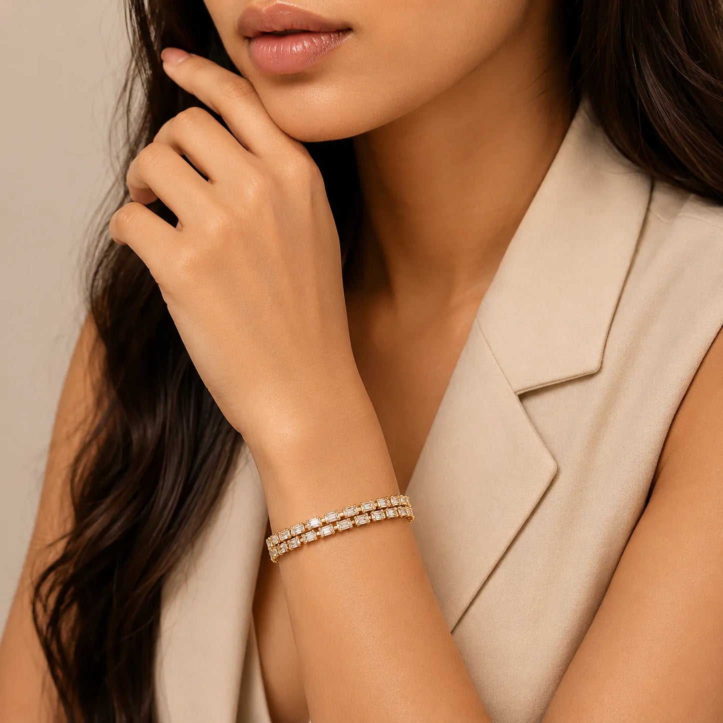 Regal Baguette Bracelet