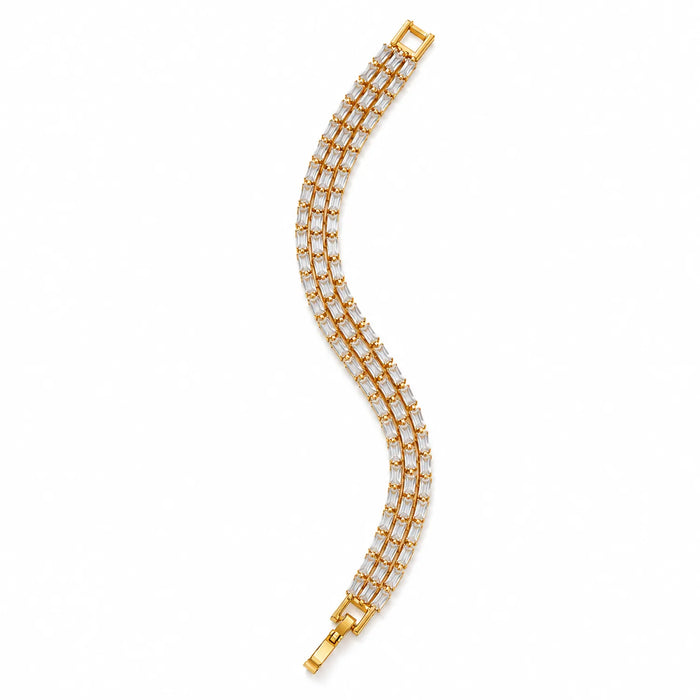 Imperial Triple Tennis Bracelet