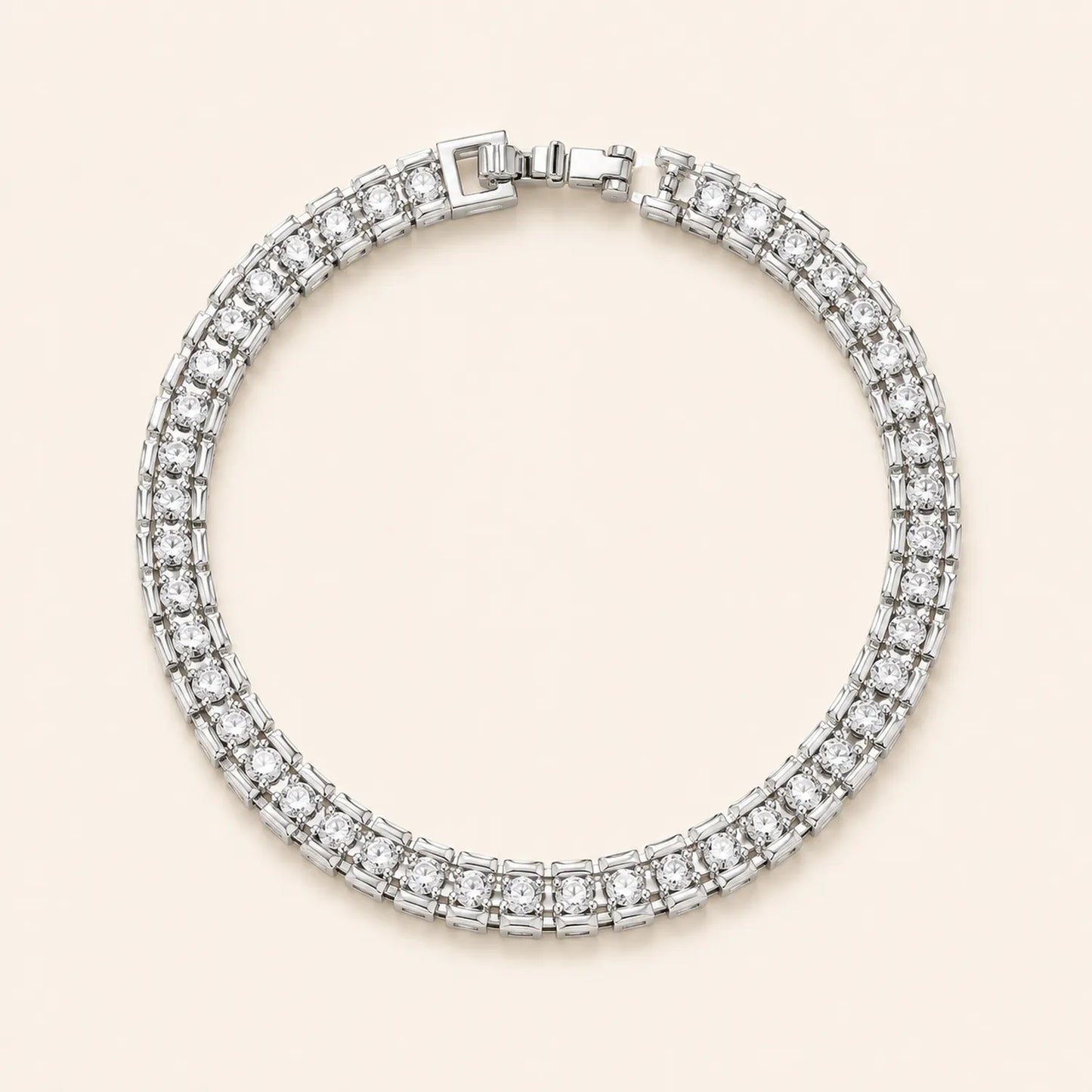 Zina Silver Tennis Bracelet