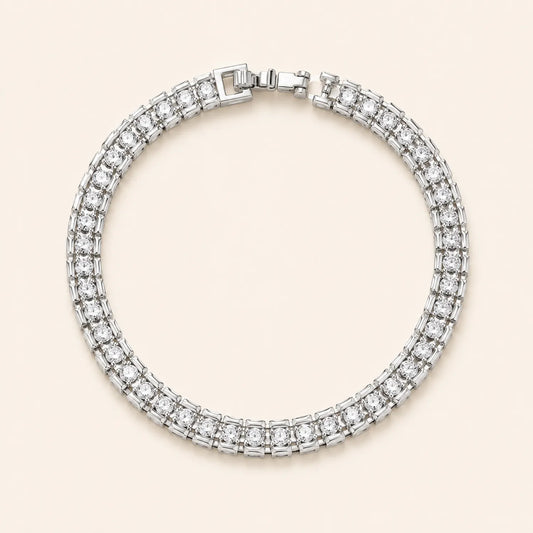 Zina Silver Tennis Bracelet