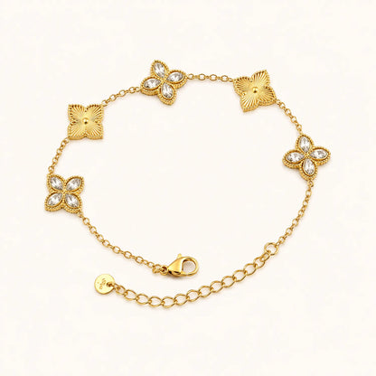 Floral Clover Bracelet