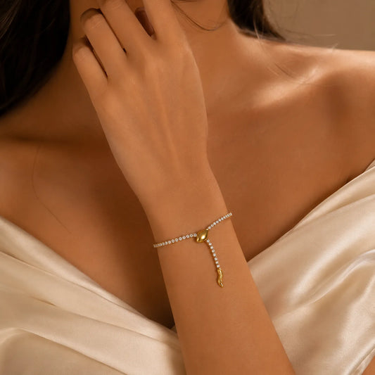 Dion snake Tennis Bracelet