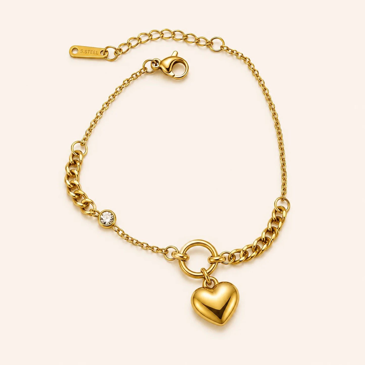 Sara Heart Bracelet