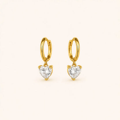 Sweetheart Hoop Earring