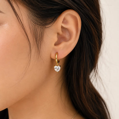 Sweetheart Hoop Earring