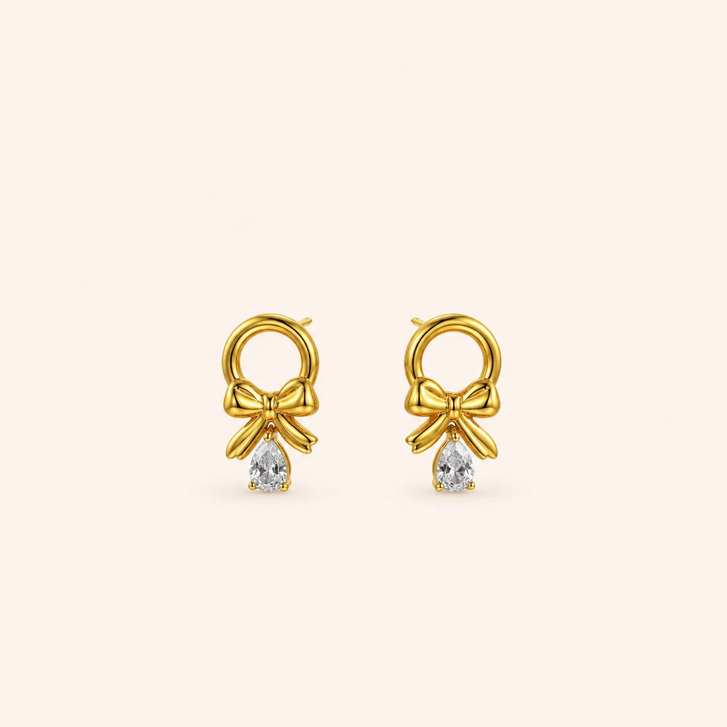 Bella Bow Drop Earring