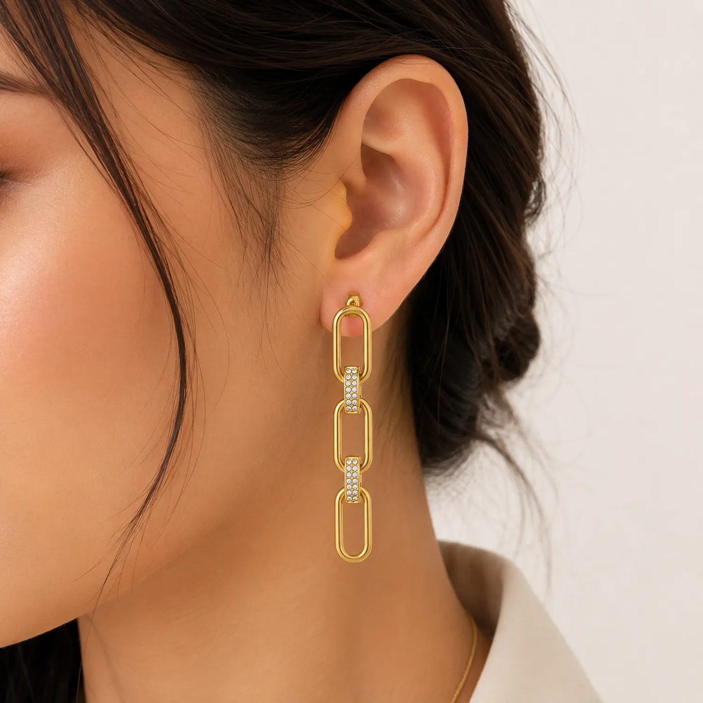 Amour Link Earring