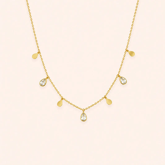 Teardrop Charm Necklace