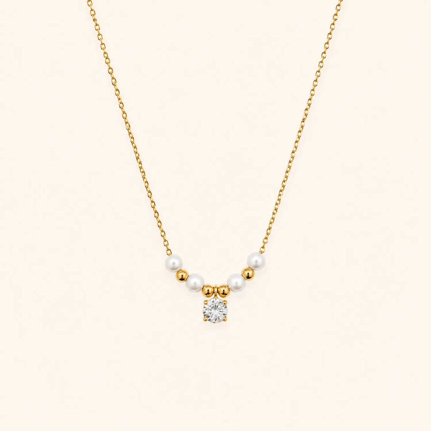 Pearl Solitaire Necklace