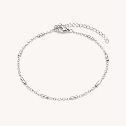 Golden Link Paperclip Anklet