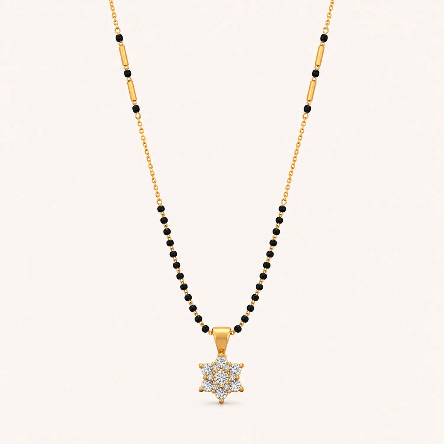 Apsara Sparkle Mangalsutra-18K Gold Plated