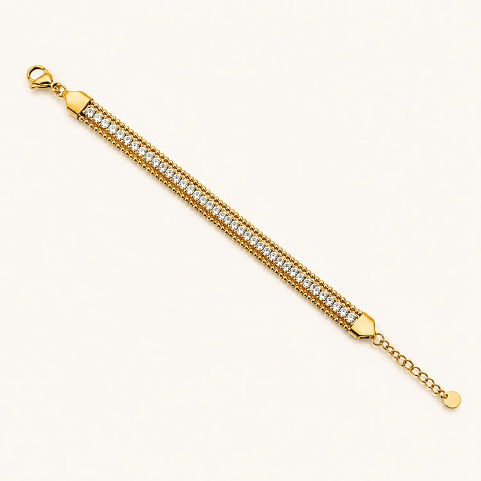 Luxe Line Bracelet-18K Gold Plated