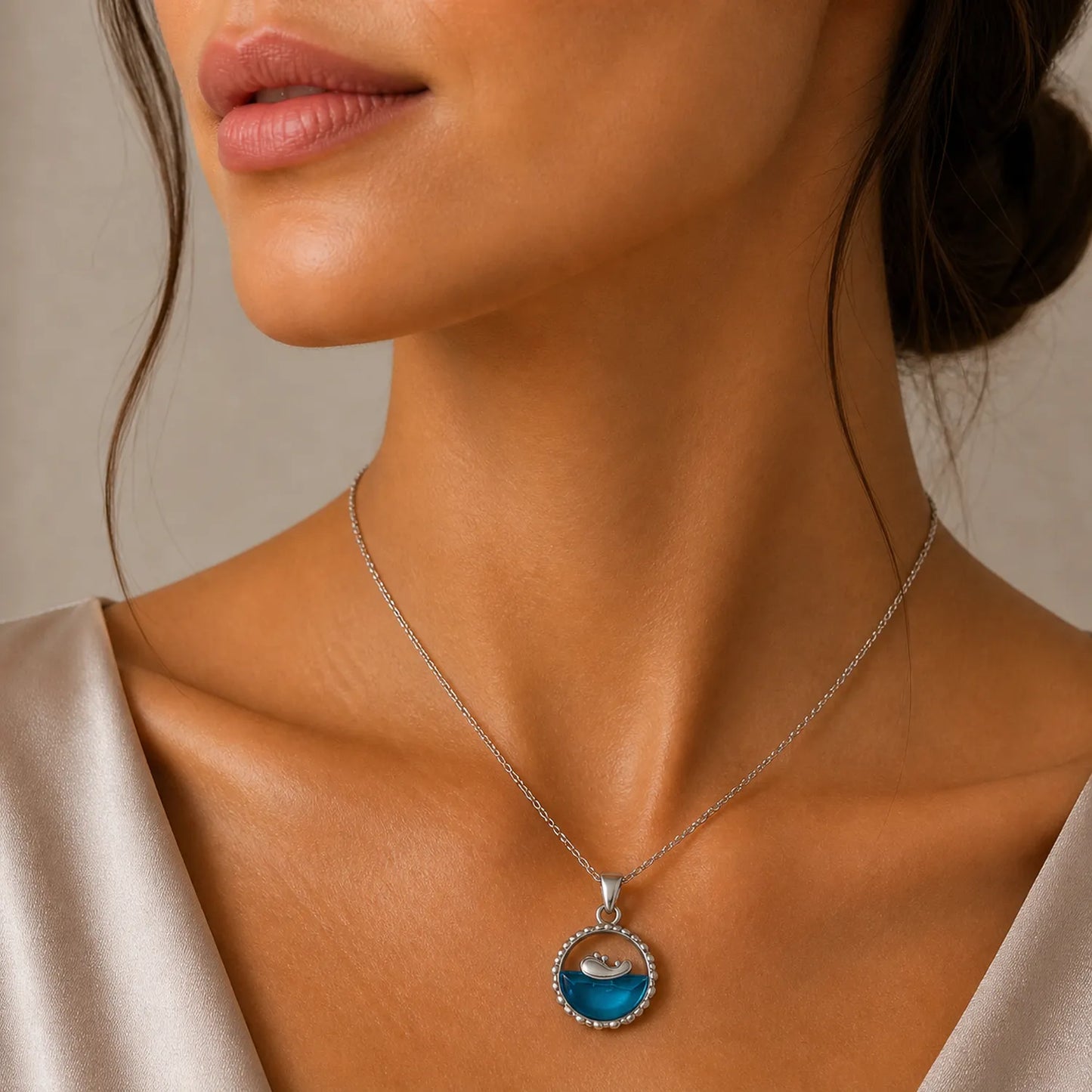 Azure Wave Whale -18K Gold Plated