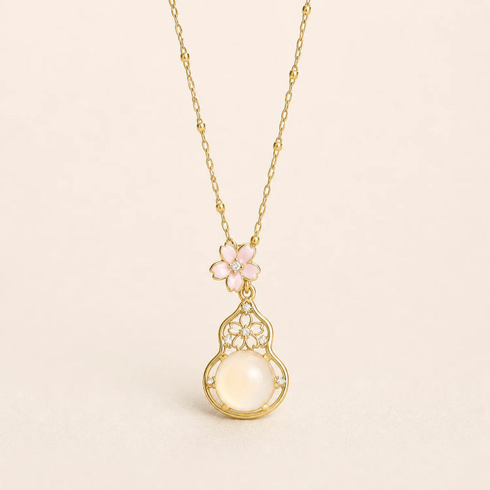 Sakura Moondrop Pendant -18K Gold Plated