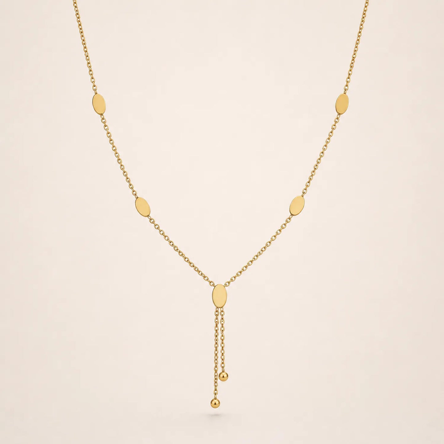 Minimalist Disc Drop -18K Gold Plated