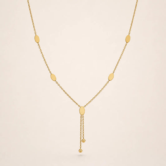 Minimalist Disc Drop -18K Gold Plated