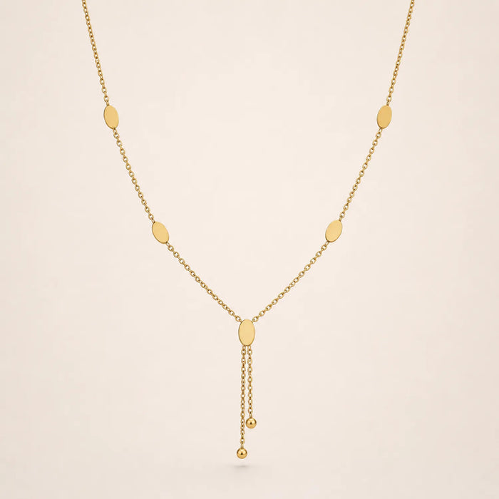 Minimalist Disc Drop -18K Gold Plated
