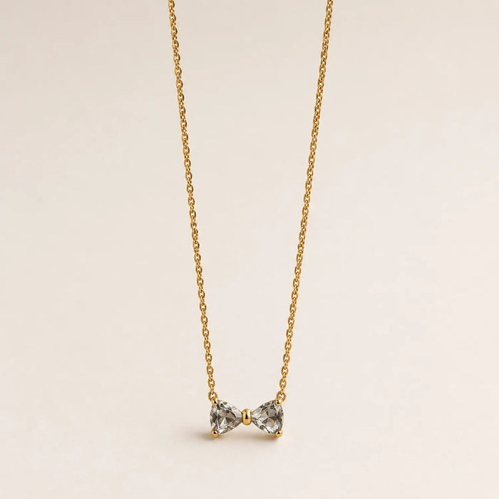 Lumina Ribbon Pendant -18K Gold Plated