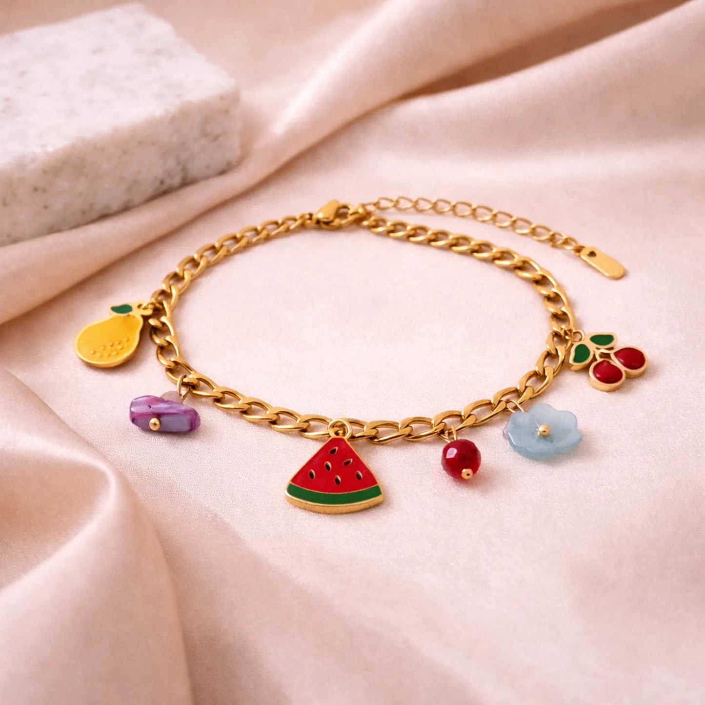 Tutti Frutti Medley bracelet -18K Gold Plated