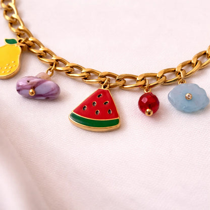 Tutti Frutti Medley bracelet -18K Gold Plated