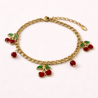 Cherry Blossom bracelet -18K Gold Plated